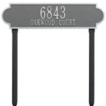Richmond Horizontal Estate Lawn Address Plaque