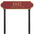 Richmond Horizontal Estate Lawn Address Plaque