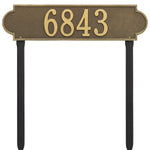 Richmond Horizontal Estate Lawn Address Plaque
