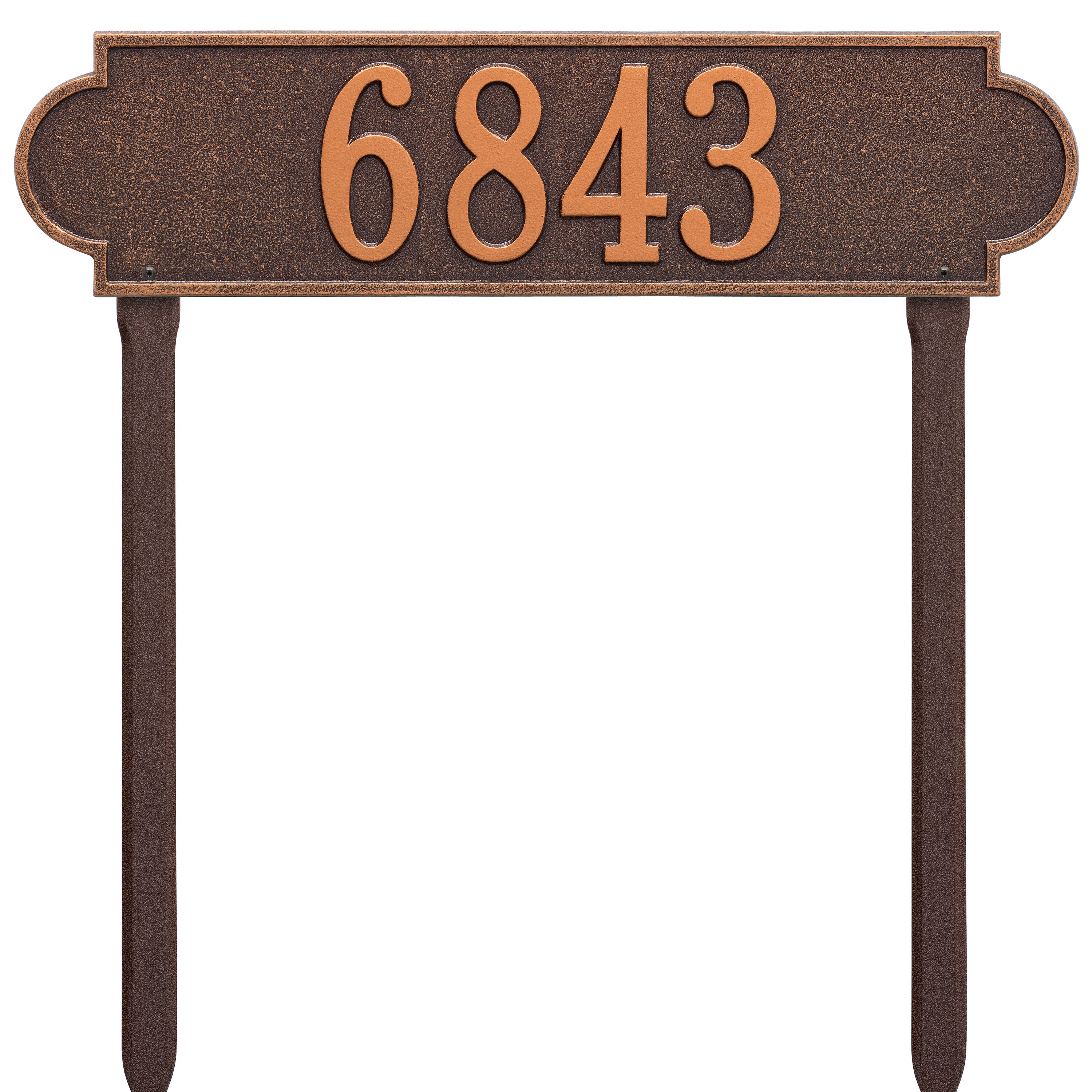 Richmond Horizontal Estate Lawn Address Plaque