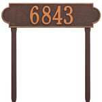 Richmond Horizontal Estate Lawn Address Plaque