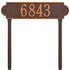 Richmond Horizontal Estate Lawn Address Plaque