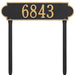 Richmond Horizontal Estate Lawn Address Plaque