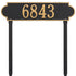 Richmond Horizontal Estate Lawn Address Plaque