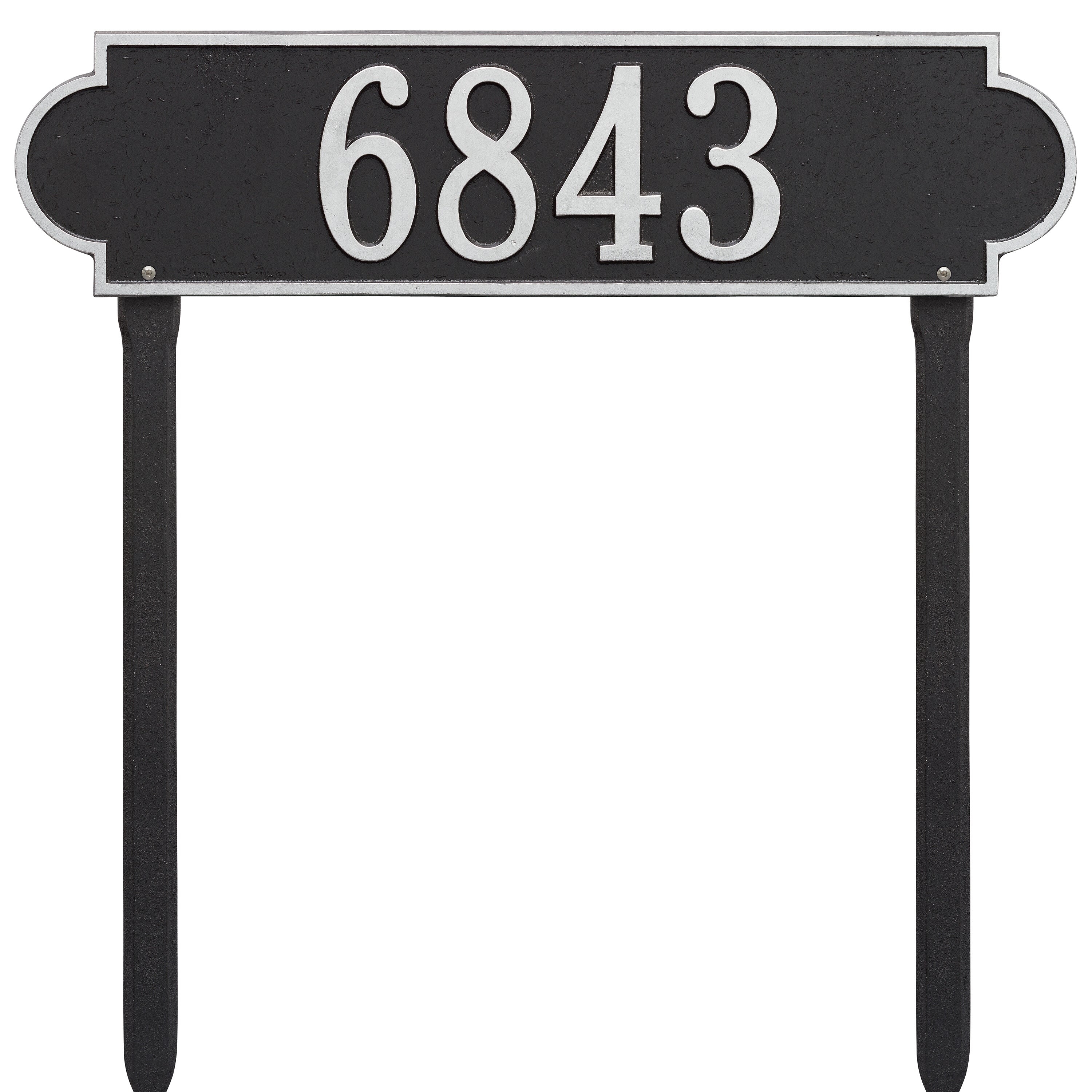 Richmond Horizontal Estate Lawn Address Plaque
