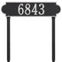 Richmond Horizontal Estate Lawn Address Plaque