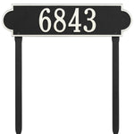 Richmond Horizontal Estate Lawn Address Plaque
