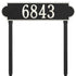 Richmond Horizontal Estate Lawn Address Plaque