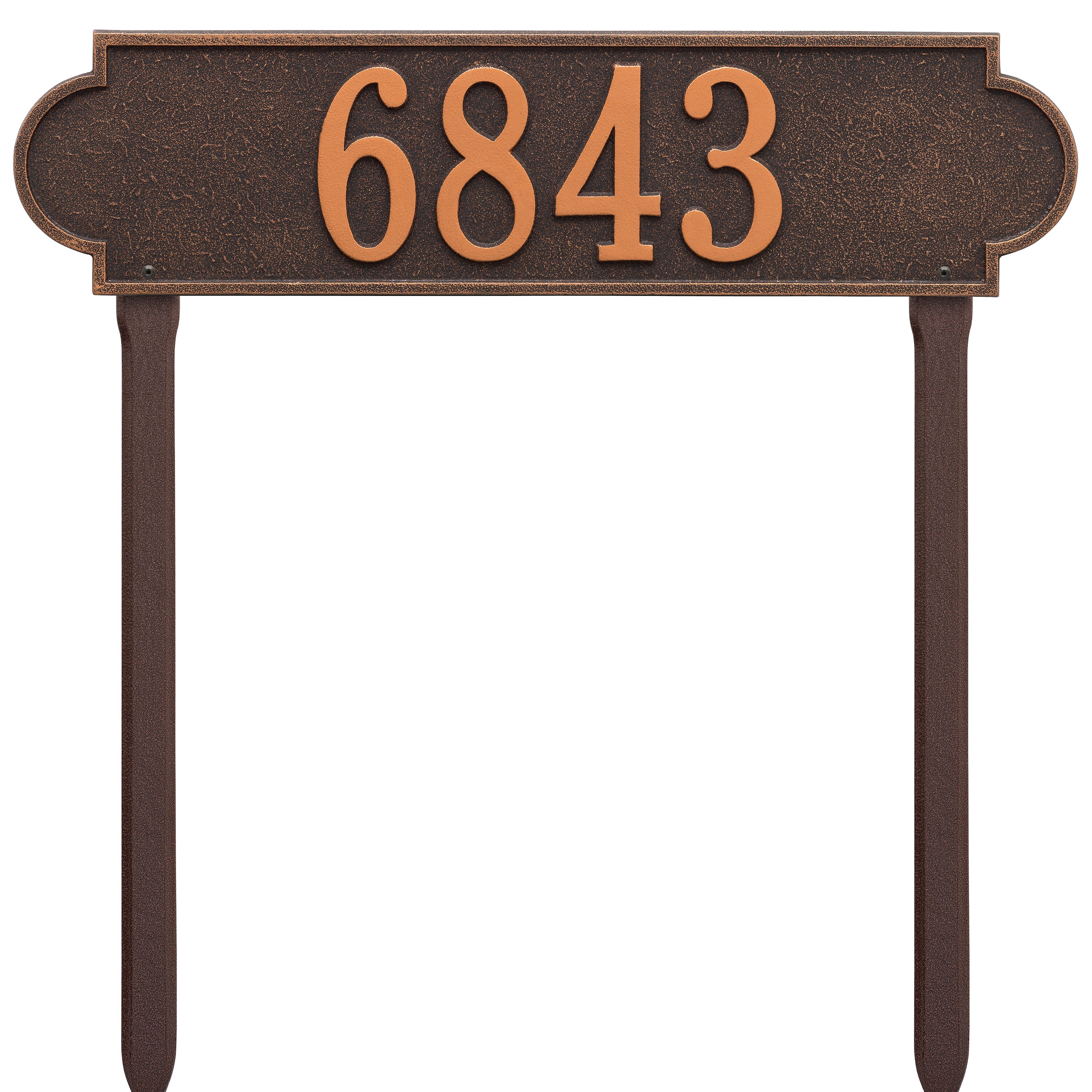 Richmond Horizontal Estate Lawn Address Plaque