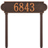 Richmond Horizontal Estate Lawn Address Plaque