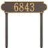 Richmond Horizontal Estate Lawn Address Plaque
