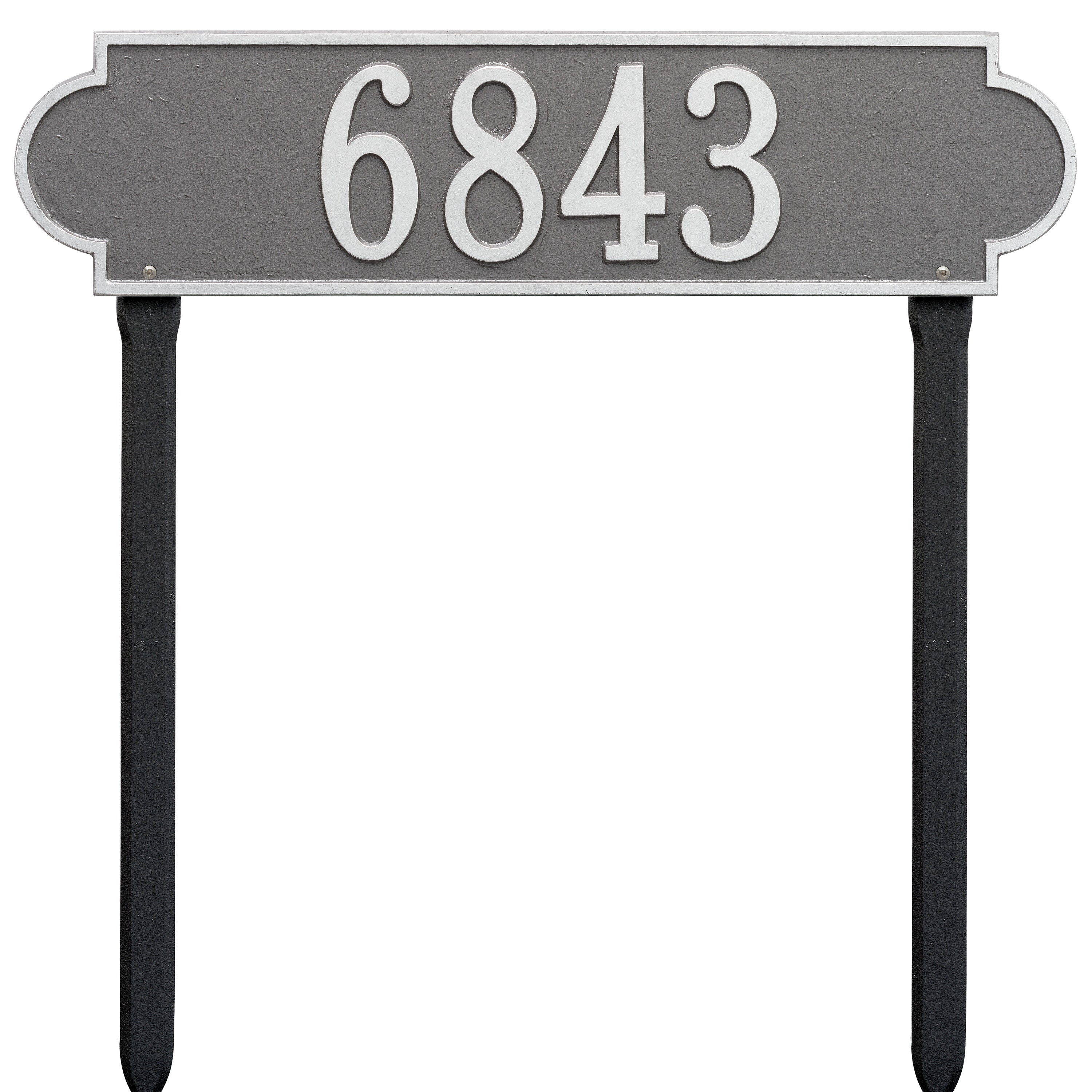 Richmond Horizontal Estate Lawn Address Plaque