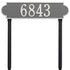 Richmond Horizontal Estate Lawn Address Plaque