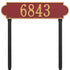 Richmond Horizontal Estate Lawn Address Plaque