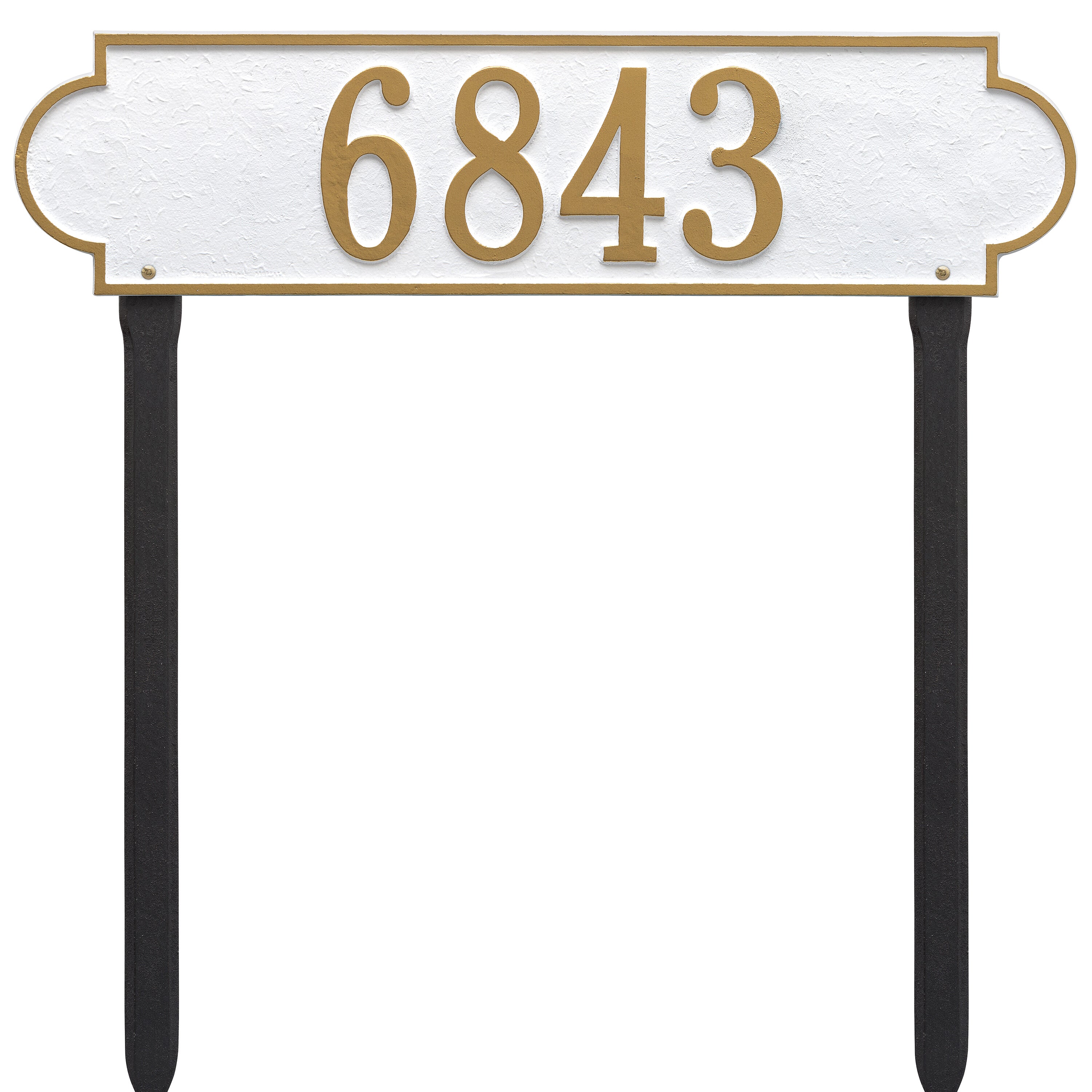 Richmond Horizontal Estate Lawn Address Plaque