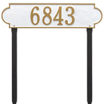Richmond Horizontal Estate Lawn Address Plaque