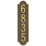 Richmond Vertical Estate Wall Address Plaque