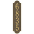 Richmond Vertical Estate Wall Address Plaque