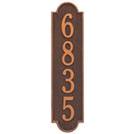 Richmond Vertical Estate Wall Address Plaque