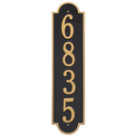 Richmond Vertical Estate Wall Address Plaque