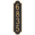 Richmond Vertical Estate Wall Address Plaque