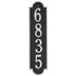 Richmond Vertical Estate Wall Address Plaque
