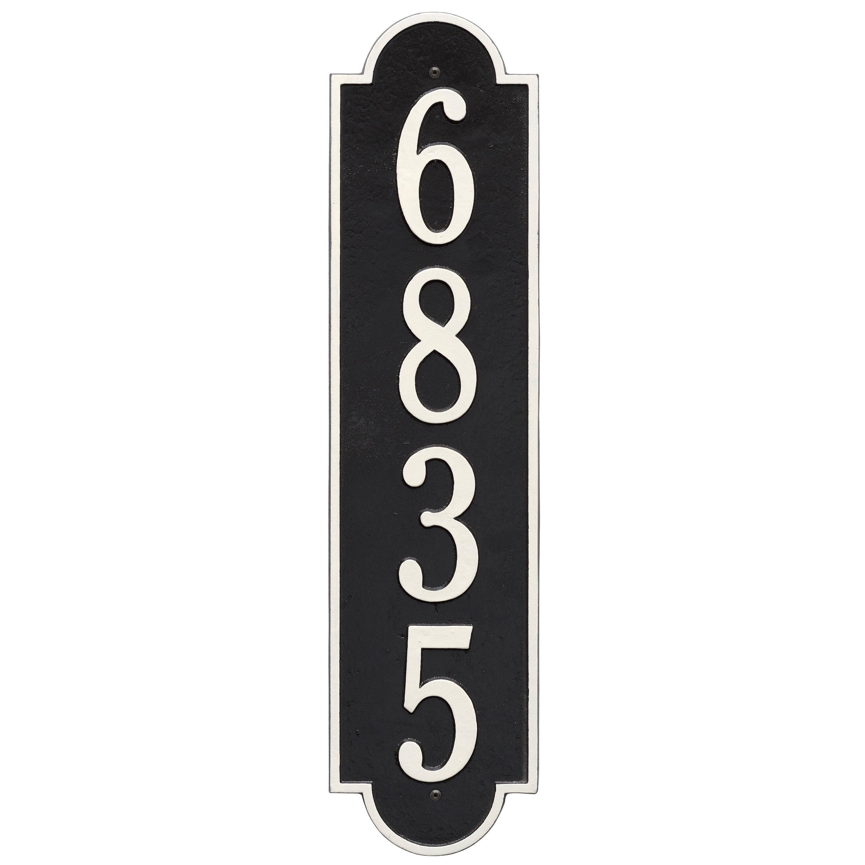 Richmond Vertical Estate Wall Address Plaque