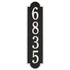 Richmond Vertical Estate Wall Address Plaque