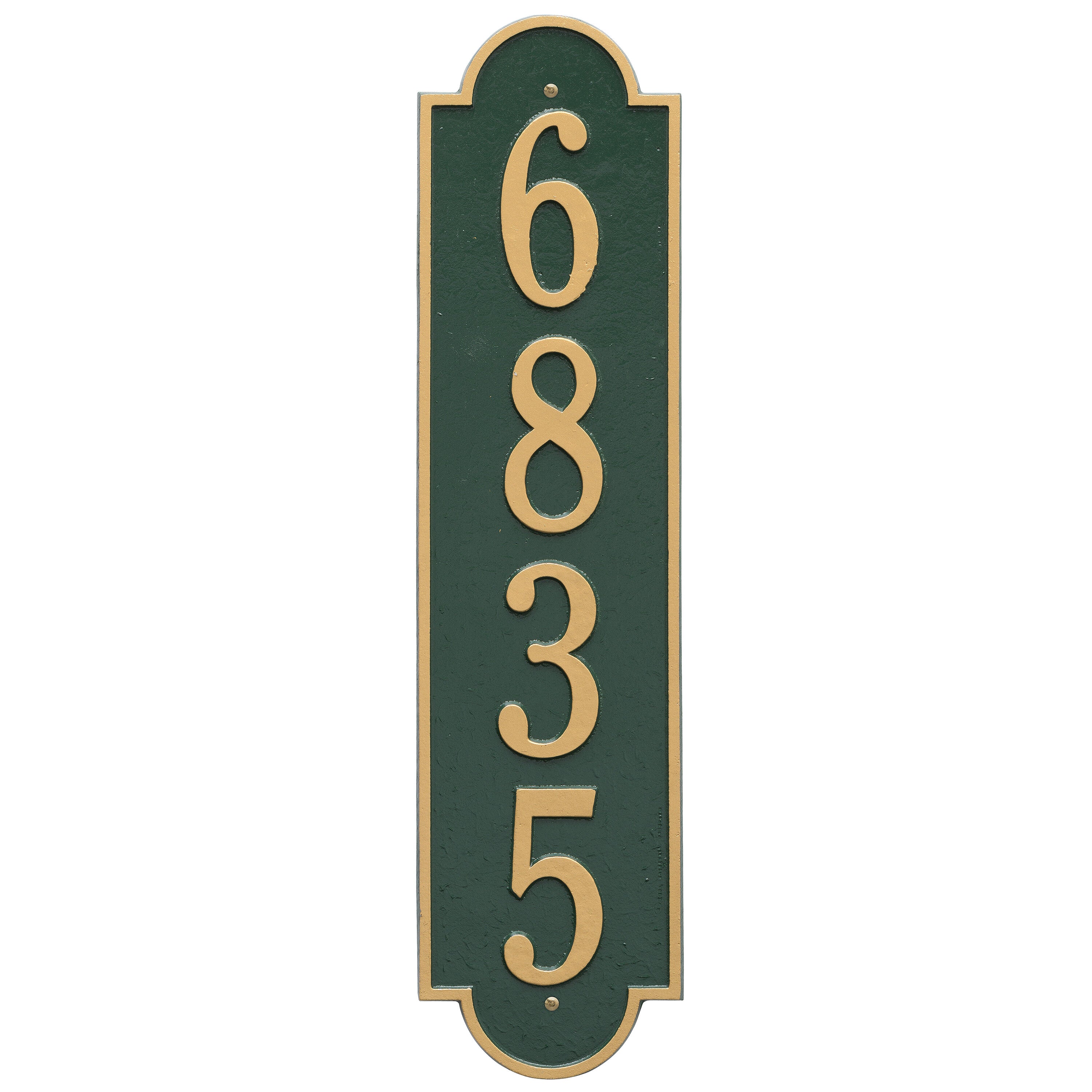 Richmond Vertical Estate Wall Address Plaque