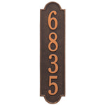 Richmond Vertical Estate Wall Address Plaque