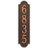Richmond Vertical Estate Wall Address Plaque