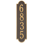 Richmond Vertical Estate Wall Address Plaque