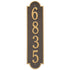 Richmond Vertical Estate Wall Address Plaque