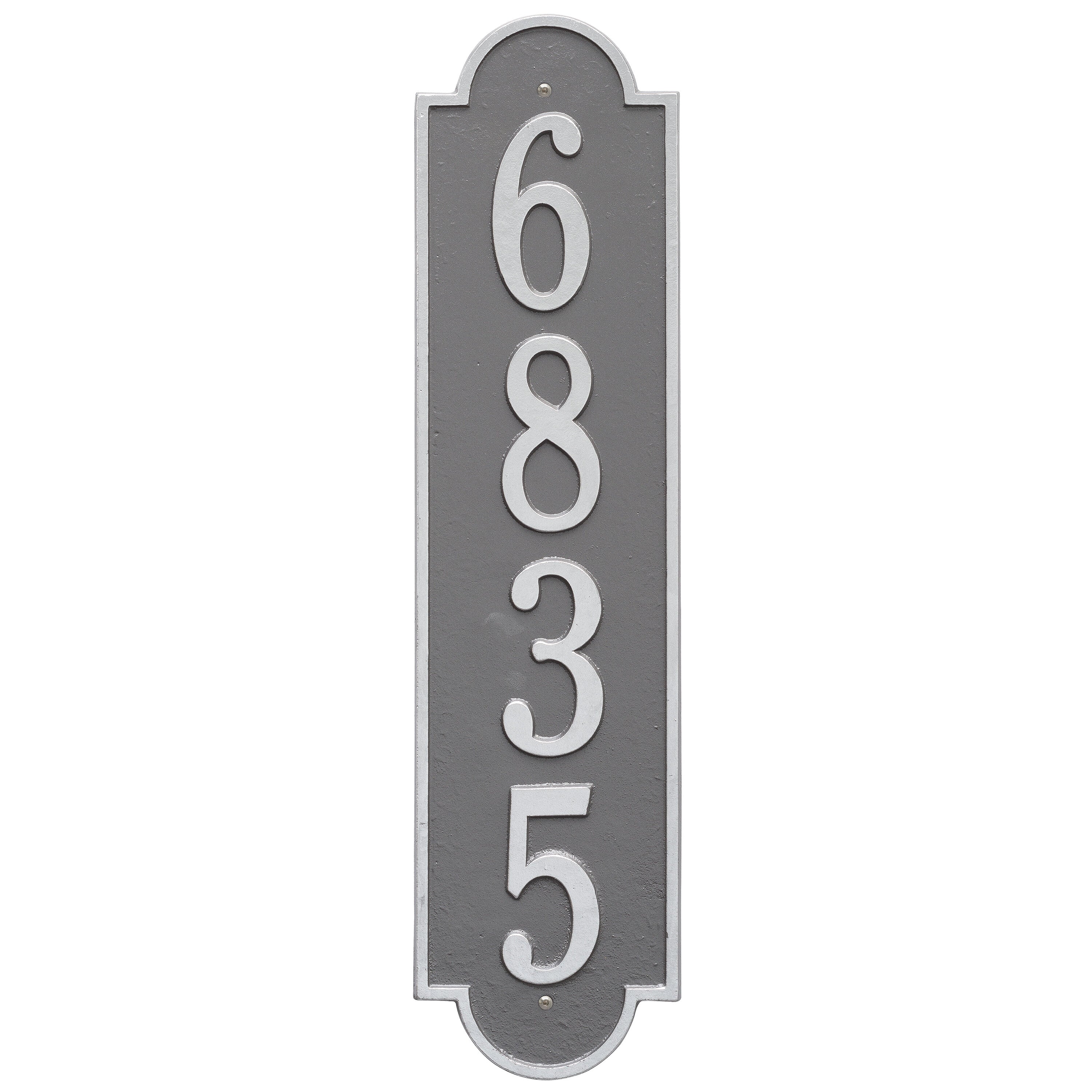Richmond Vertical Estate Wall Address Plaque
