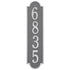 Richmond Vertical Estate Wall Address Plaque