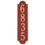 Richmond Vertical Estate Wall Address Plaque