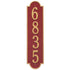 Richmond Vertical Estate Wall Address Plaque
