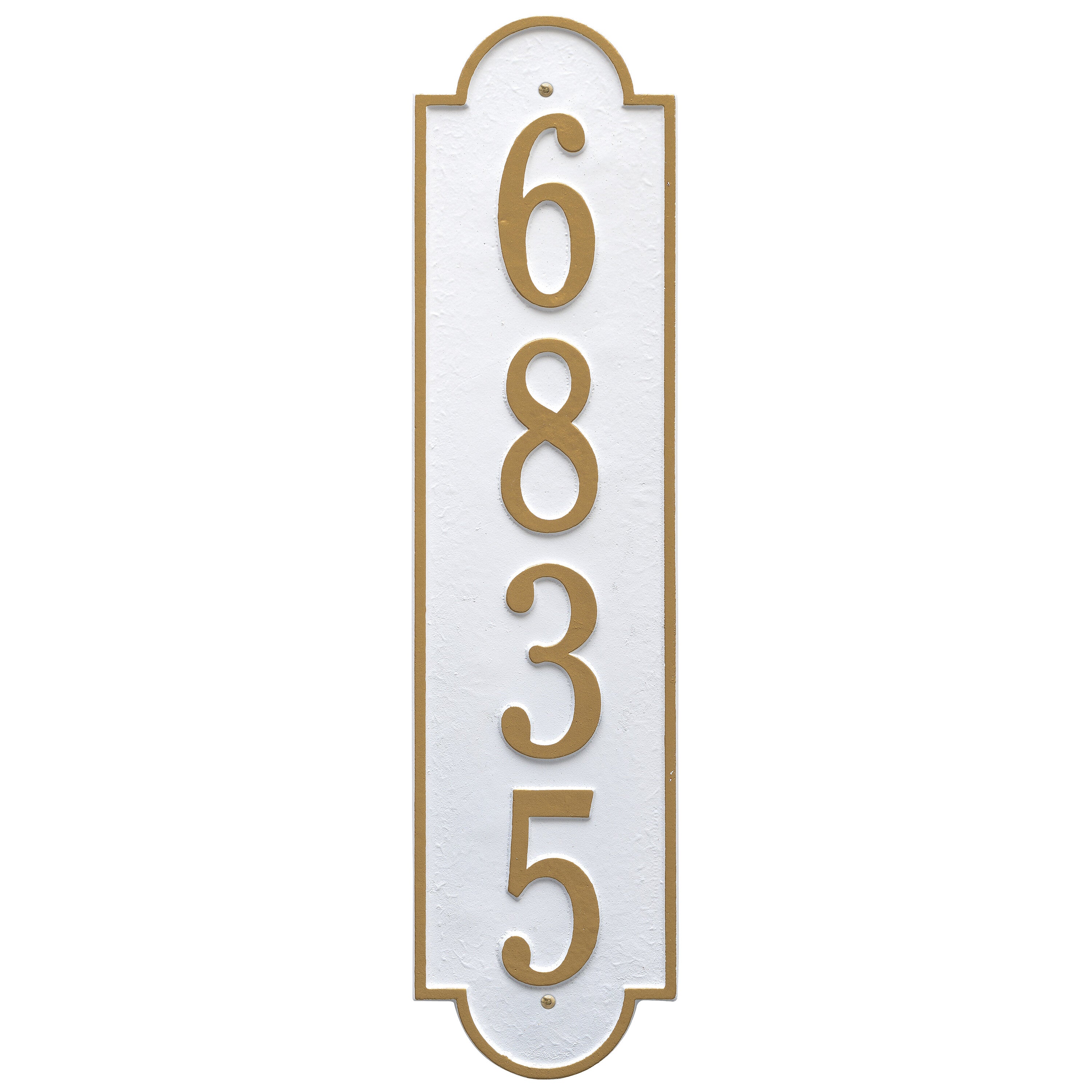 Richmond Vertical Estate Wall Address Plaque