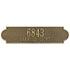 Richmond Horizontal Estate Wall Address Plaque