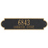 Richmond Horizontal Estate Wall Address Plaque