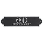 Richmond Horizontal Estate Wall Address Plaque