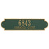 Richmond Horizontal Estate Wall Address Plaque