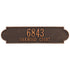 Richmond Horizontal Estate Wall Address Plaque