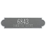Richmond Horizontal Estate Wall Address Plaque