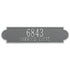 Richmond Horizontal Estate Wall Address Plaque