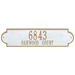 Richmond Horizontal Estate Wall Address Plaque