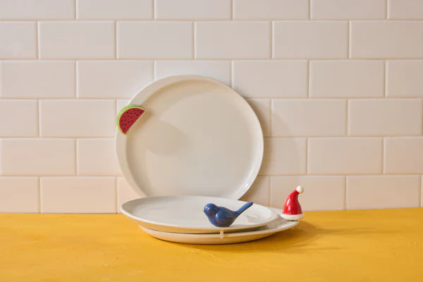 Celebration Circle Stoneware Plate