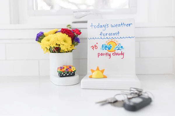 Pinstripes Message Board Stoneware