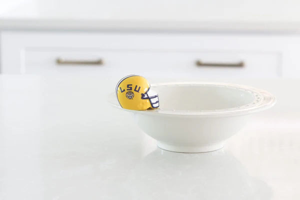 Nora Fleming Mini | Louisiana State University Helmet