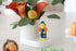 Pinstripes Round Cutie Container Stoneware